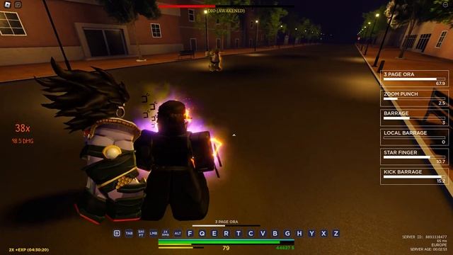 Canon Fight Jotaro VS Dio (Roblox Is Unbreakable) смотреть онлайн