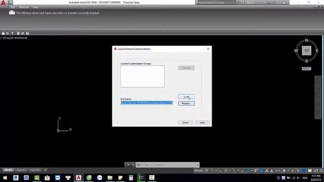 The ribbon does not have any tabs or panels currently loaded | AUTOCAD 2019 tricks смотреть онлайн