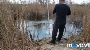 Рыбалка на паук (подъёмник) как это работает.