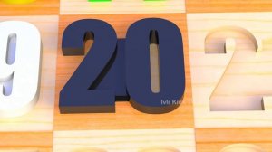 Учим цифры | Учимся считать от 1 до 30 c деревянными цифрами | Учим цвета и цифры для детей