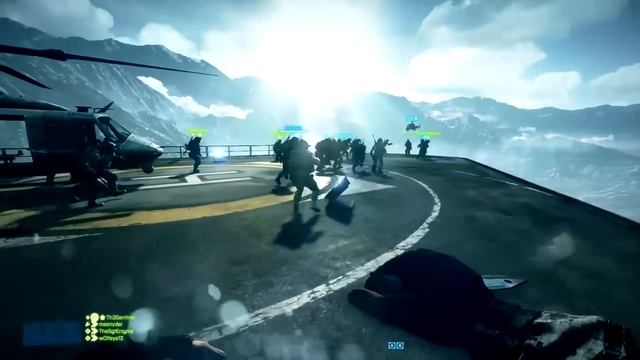 Bloopers & Behind the Scenes - Battlefield 3 EPIC 64 Man Base Jump смотреть онлайн