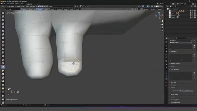 Blender - Black & Pink girl - Timelapse смотреть онлайн