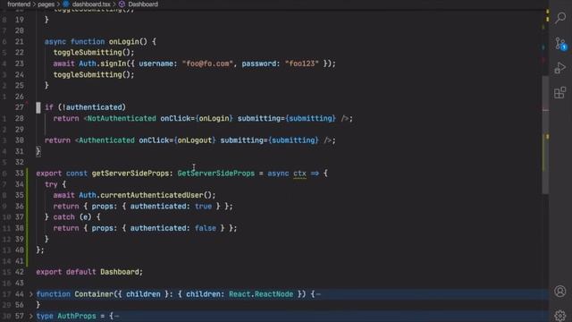 Get users authentication status while working with aws-amplify and Next.js смотреть онлайн