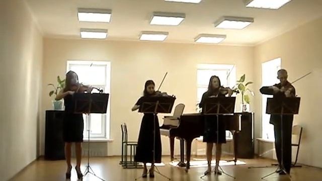 Г.Ф.Телеман. Соната для 4-х скрипок. Части 1-4. смотреть онлайн