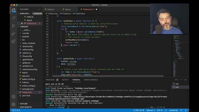 React Native Parse - Reading Data Objects смотреть онлайн