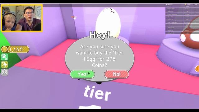 ЗАВЕЛИ КОТА, СОБАКУ и КРОЛИКА Играем в Roblox Pet Simulator смотреть онлайн