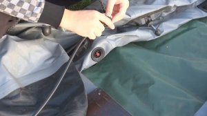 Клапан переходник для накачки надувной лодки ПВХ автомобильным насосом