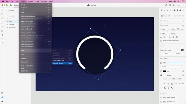 Design a CarPlay Gauge in Adobe XD смотреть онлайн
