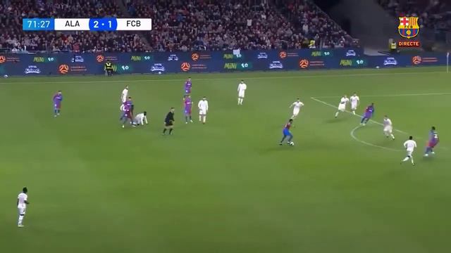 Adama Traore scores first goal for Barcelona! смотреть онлайн