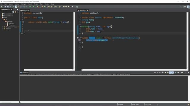 Java Tutorial 57 - How to Clone an Object смотреть онлайн