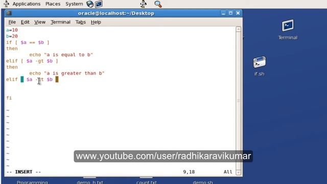 Unix:If-Els-Eif-Fi statements in shell scripting смотреть онлайн