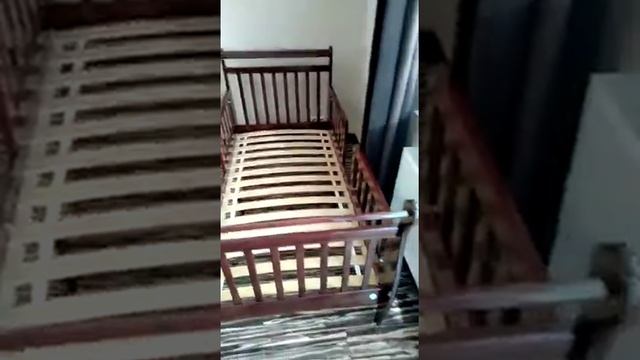 Кровать Юнона подростковая, спальное место 160*80,цвнт тёмный орех. Кровать от компании Лель. смотреть онлайн