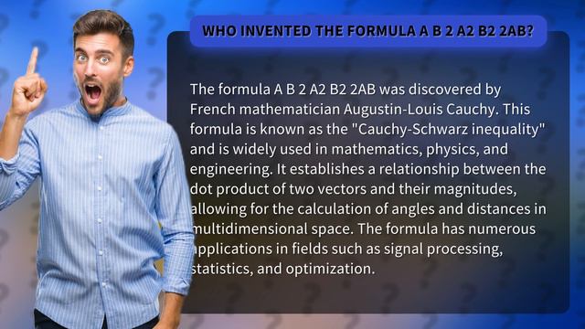 Who invented the formula A B 2 A2 B2 2AB? смотреть онлайн