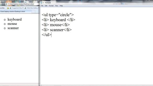 HTML LIST ELEMENT OL AND UL TAG смотреть онлайн