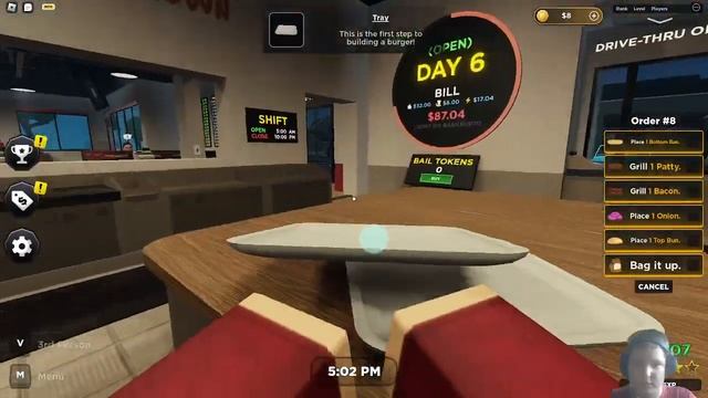 Готовим бургеры с другом в роблосе! (Burger Game) смотреть онлайн