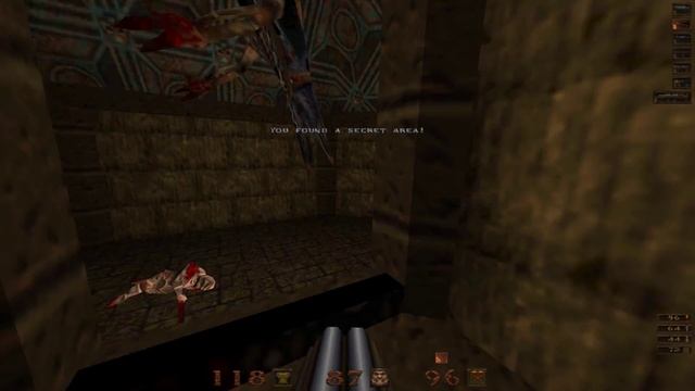 Quake Mission Pack: 2 Dissolution of Eternity - R1M7 Tomb of the Overlord - All Secrets смотреть онлайн