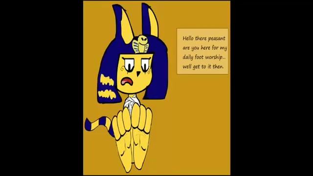 Ankha Foot Worship Roleplay