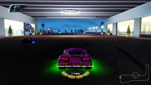 Cars 3: Driven to Win (PS4) Gameplay - Master-Level Event (Jackson Storm Race) смотреть онлайн