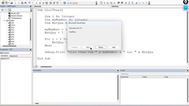 VBA EXCEL CƠ BẢN | SỬA BÀI TẬP VÒNG LẶP FOR NEXT TRONG VBA EXCEL смотреть онлайн
