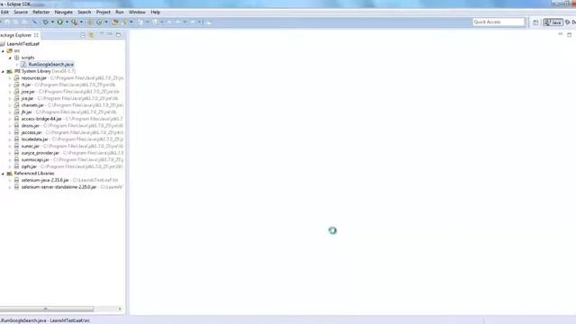 Learn how to create selenium java project in eclipse смотреть онлайн