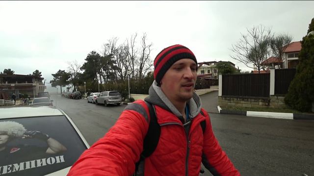 Геленджик. Набережная. Велопрогулка в дождливый день смотреть онлайн