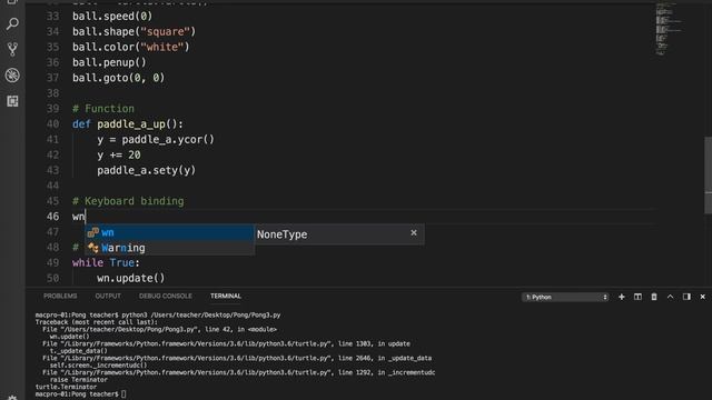 Python Game Programming Tutorial: Pong Part 3 Moving the Paddles смотреть онлайн