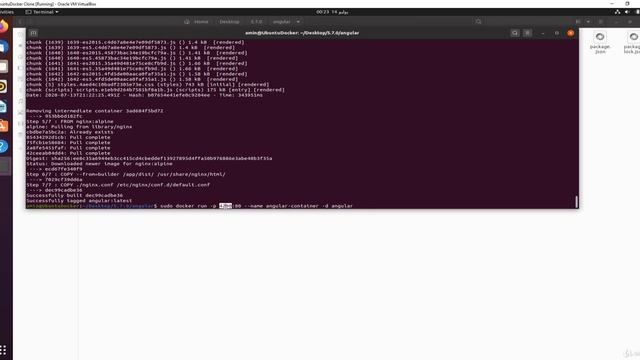 Section1-12-Using Dockerfile to build image Frontend смотреть онлайн