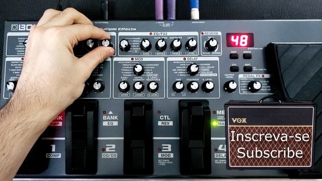 BOSS ME-80 COMBO PREAMP (VOX AC30) | Luigi Piovesan смотреть онлайн