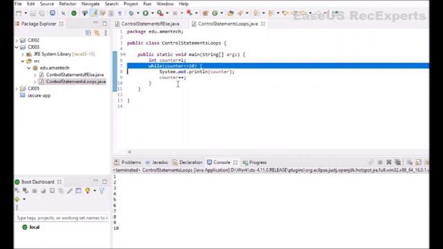 Java Control Statements in Detail смотреть онлайн