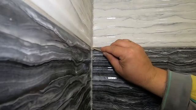 Как засиликонить внутренний угол на рельефной плитки! смотреть онлайн