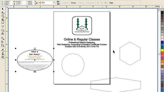 Learn CorelDRAW GRAPHICS SUITE X4 & 9 in URDU - IACA Lesson 11 Text P2 смотреть онлайн