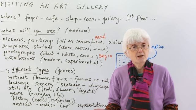 REAL ENGLISH: How to talk about art смотреть онлайн