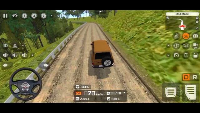 Toyota Land Cruiser Off-road Driving | Bus Simulator Indonesia Mods - Android Gameplay 2024
