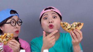 Жареная курица и огненная лапша Мукбанг ДОНА DONA