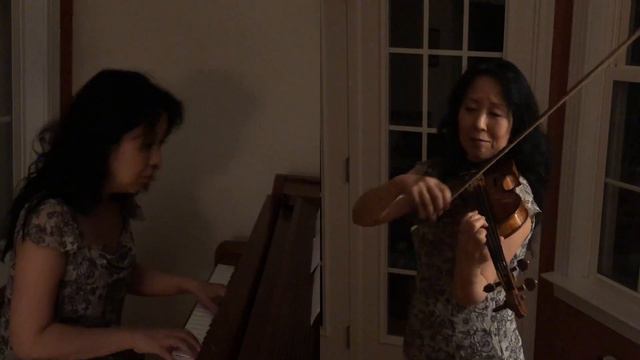 Johannes Brahms "Contemplation" arr. by Heifetz, Akemi Takayama, violin and piano смотреть онлайн