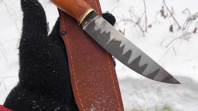 Нож "Северянин", клинок авторский композит смотреть онлайн