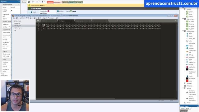 Como criar um jogo estilo Brick Breaker Aula 9 - Curso Construct 3 смотреть онлайн