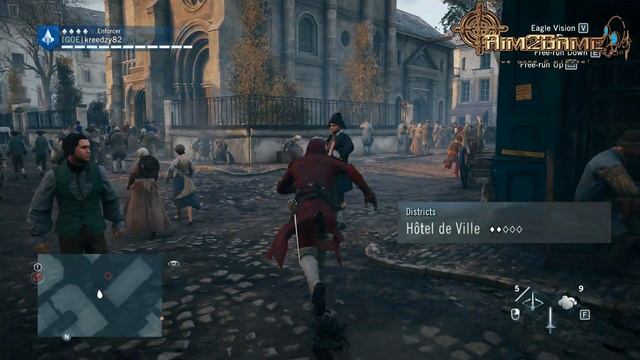 Assassin's Creed Unity Max Ultra Settings in 4k Nvidia DSR GTX 970 Gameplay смотреть онлайн