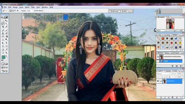 Photoshop Class 03 | How To Change Background of Girl Picture In Photoshop cc Tutorial смотреть онлайн