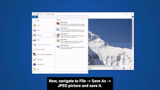 How to Convert PNG to JPG on Windows 10 смотреть онлайн