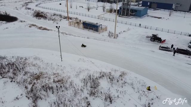Winter karting FPV Drone Samara region championship / Чемпионат Сам. области по зимнему картингу смотреть онлайн