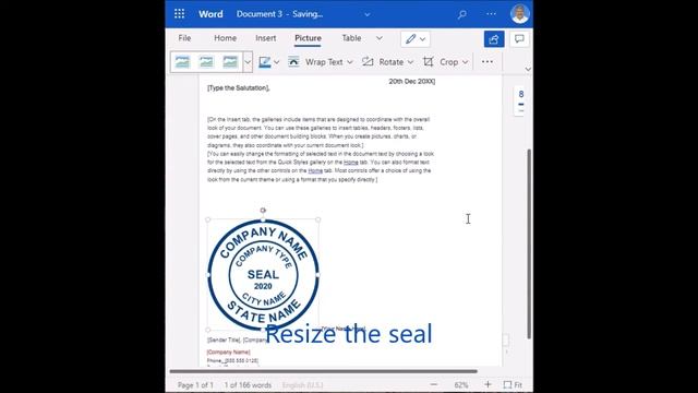 How to Stamp digital company seal on WORD document? смотреть онлайн