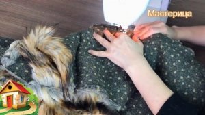 Раскрой и шитье жилета из искусственного меха