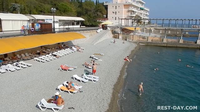 Отрадное, пляжи, отдых в Крыму, сентябрь 2017 смотреть онлайн