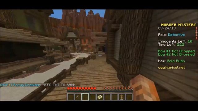 Bank Robber and the Town Savior - hypixel (Minecraft Murder Mystery) - 20 смотреть онлайн