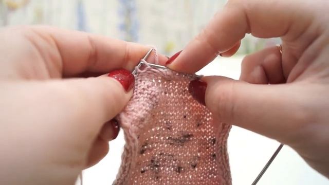 Женские носки с ажурным узором спицами МАСТЕР-КЛАСС для начинающих / Круглая пятка МК смотреть онлайн