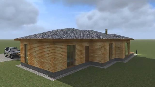 Проект дома из бруса 225 кв.м. смотреть онлайн