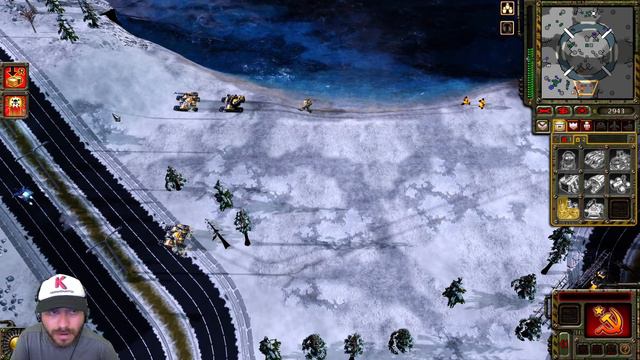 Command & Conquer™ Red Alert™ 3 Gameplay Cold Showdown map vs AI смотреть онлайн