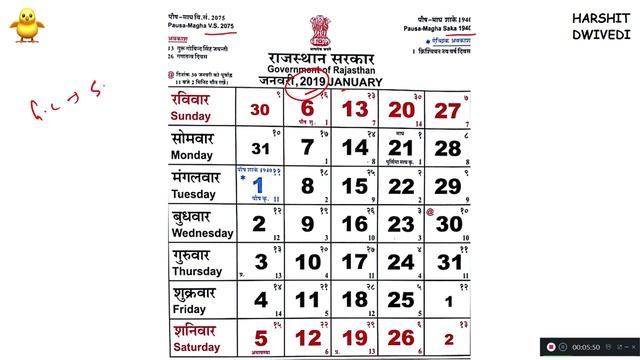 Converting Vikram Samvat/Saka Era to Gregorian Calendar (In Hindi) смотреть онлайн