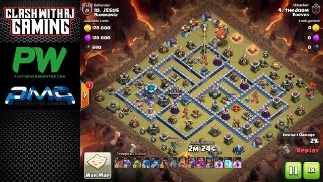 4 Strongest TH13 War Attacks With Erevos | Clash of Clans | Playmakers Gaming | Clash With AJ смотреть онлайн